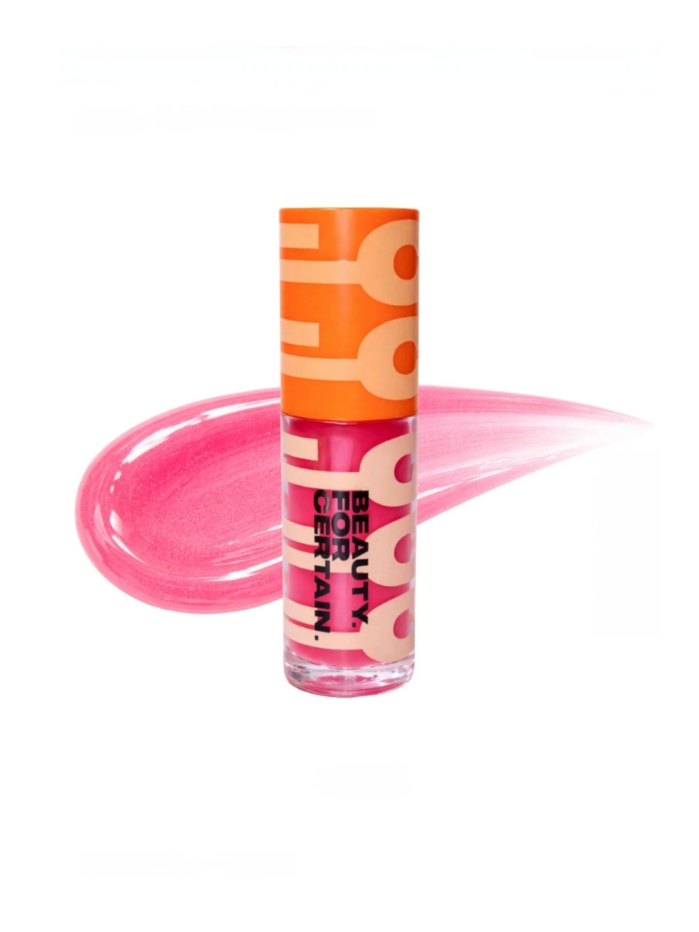 Beauty For Certain High Shine Lip Gloss In Siren (Deep Pink) - NEW Retail $22